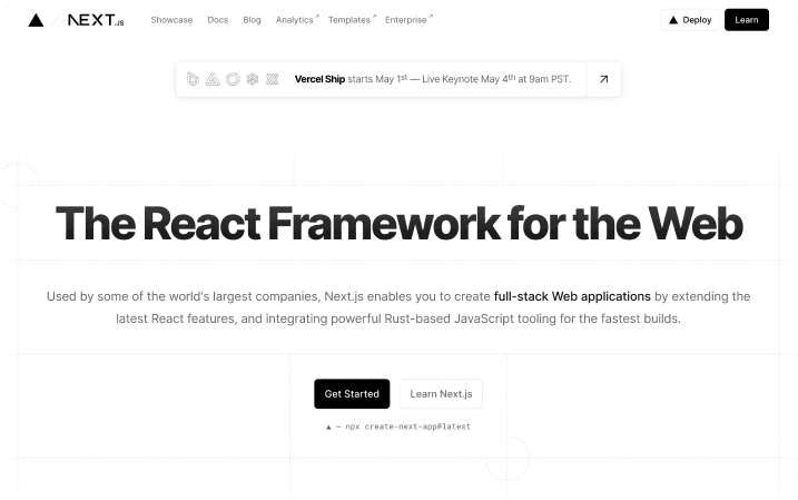 NextJS screenshot